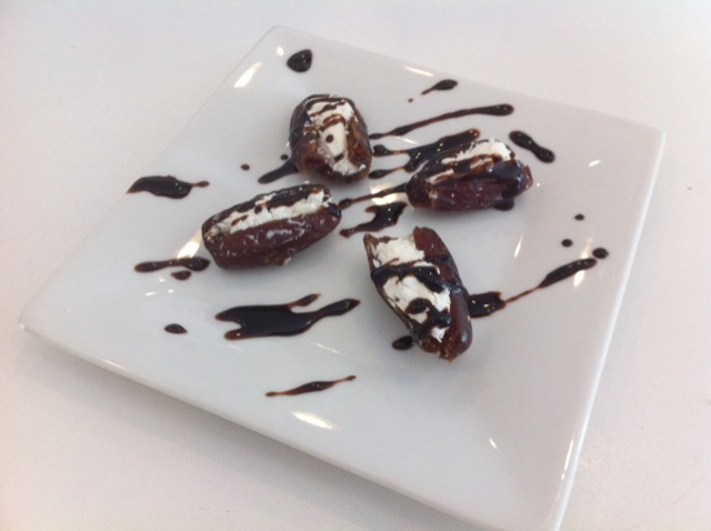 Stuffed Dates with Goat Cheese Appetizer