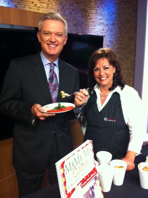 WBTV Charlotte Cooking Segment – Zucchini Squares