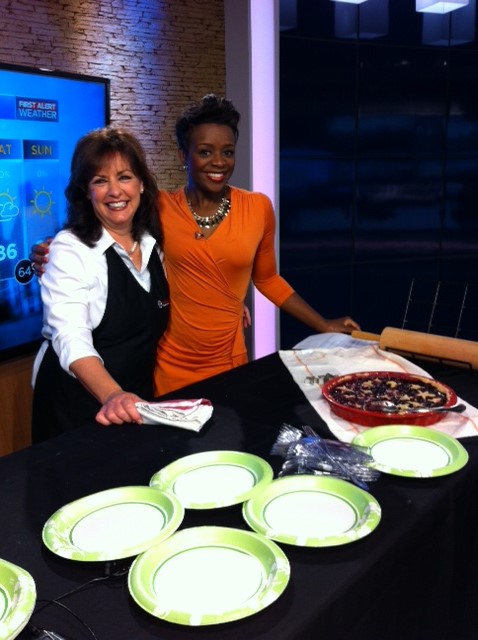 Labor Day Berry Pie at WBTV Studios, Charlotte