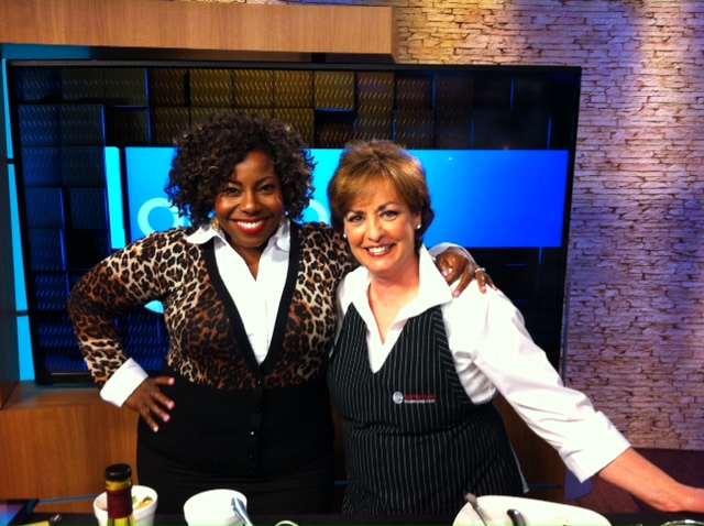 WBTV Red, White & Blue Strawberry Salad with The Olive Tap ~ Happy Memorial Day Weekend!